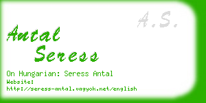 antal seress business card